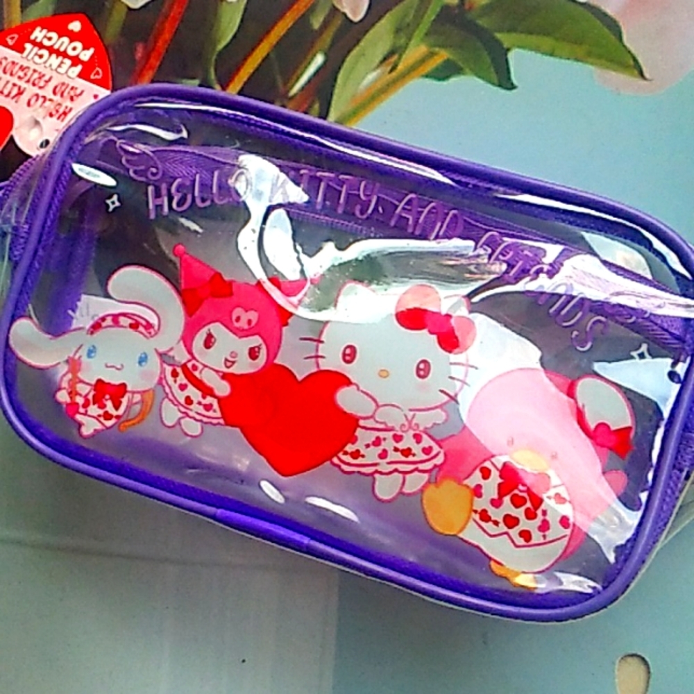 Hello Kitty And Friends Clear Pouch